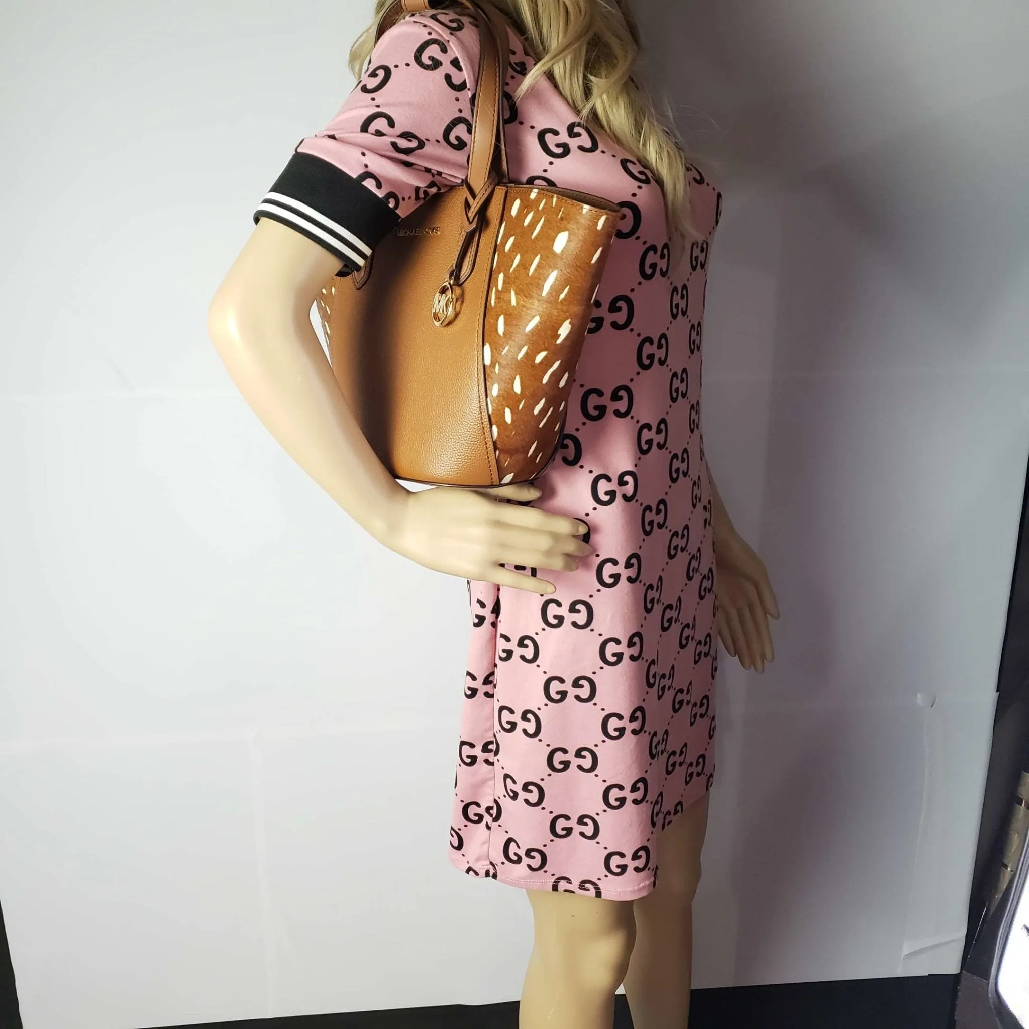 Michael Kors Portia Hair Calf Small Tote Bag