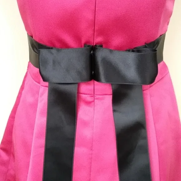 Michaelangelo Formal Evening Gown Dress 8 Red Black