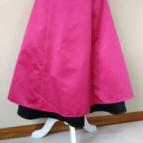 Michaelangelo Formal Evening Gown Dress 8 Red Black