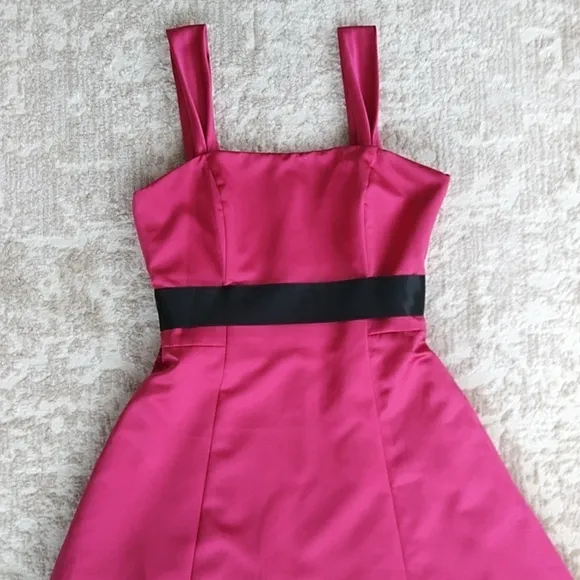 Michaelangelo Formal Evening Gown Dress 8 Red Black