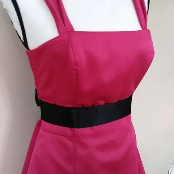 Michaelangelo Formal Evening Gown Dress 8 Red Black