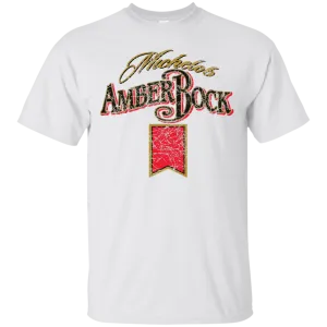 Michelob Amber Bock Beer T-Shirt Custom Designed Color Worn Pattern