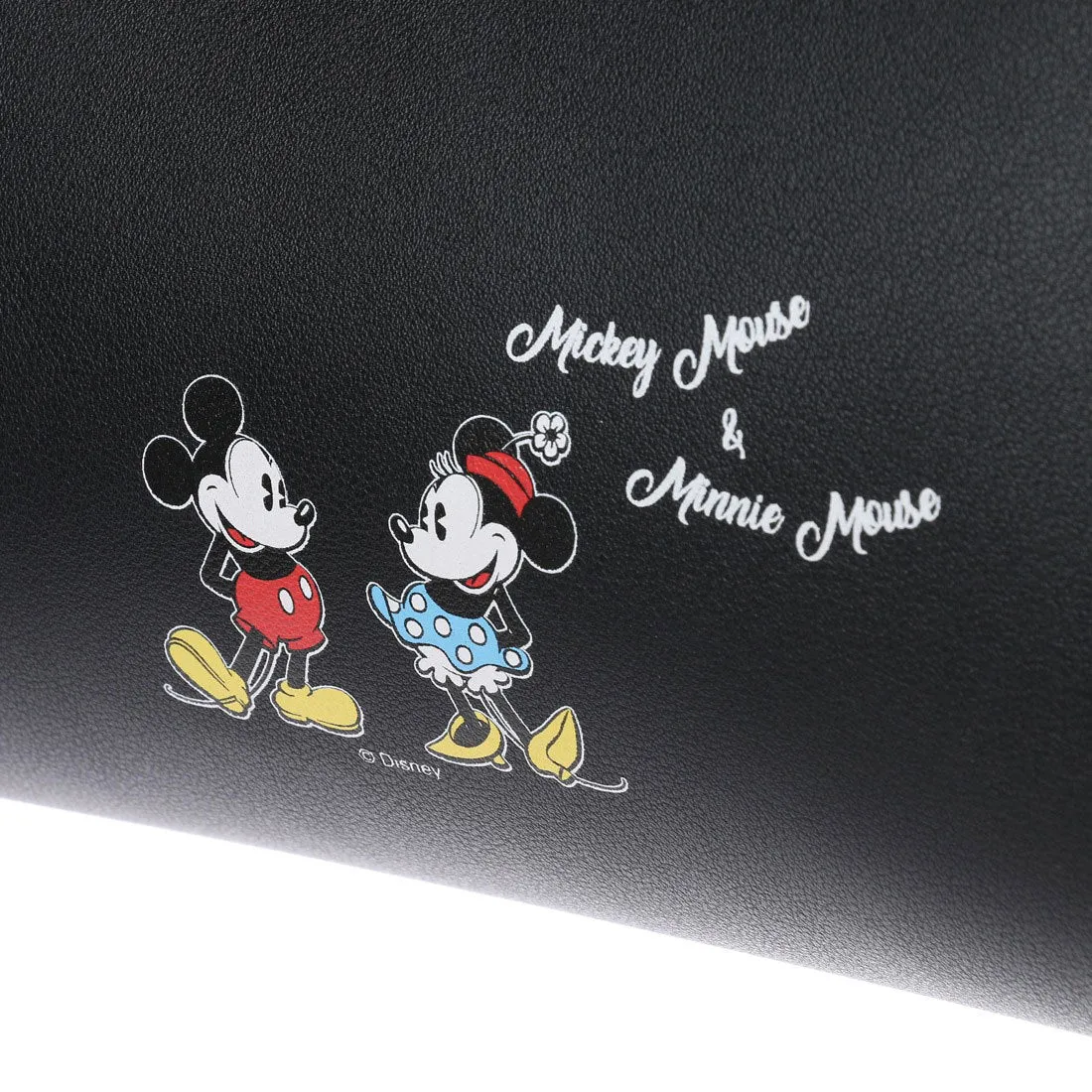 Mickey Mouse and Minnie Mouse Black Tote Bag
