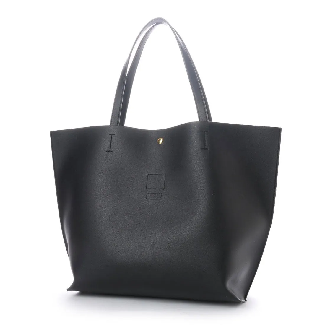 Mickey Mouse and Minnie Mouse Black Tote Bag