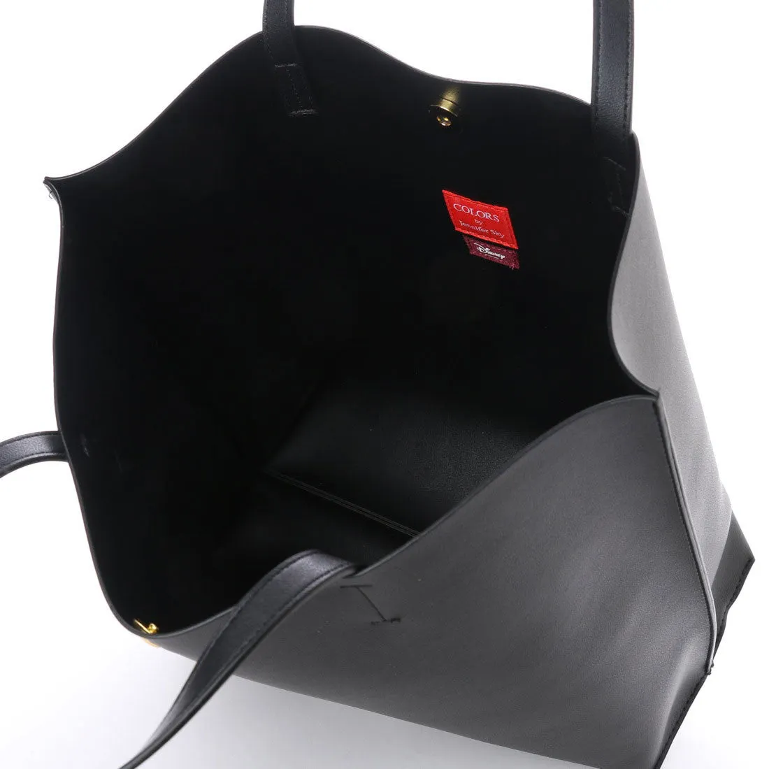 Mickey Mouse and Minnie Mouse Black Tote Bag