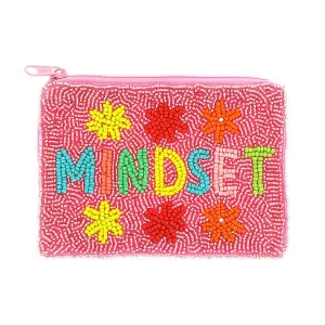 Mindset Hand Beaded Coin Purse