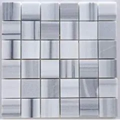 Mink Marmara Equator Marble 2 X 2 Polished Mosaic Tile - Box of 5 Sheets