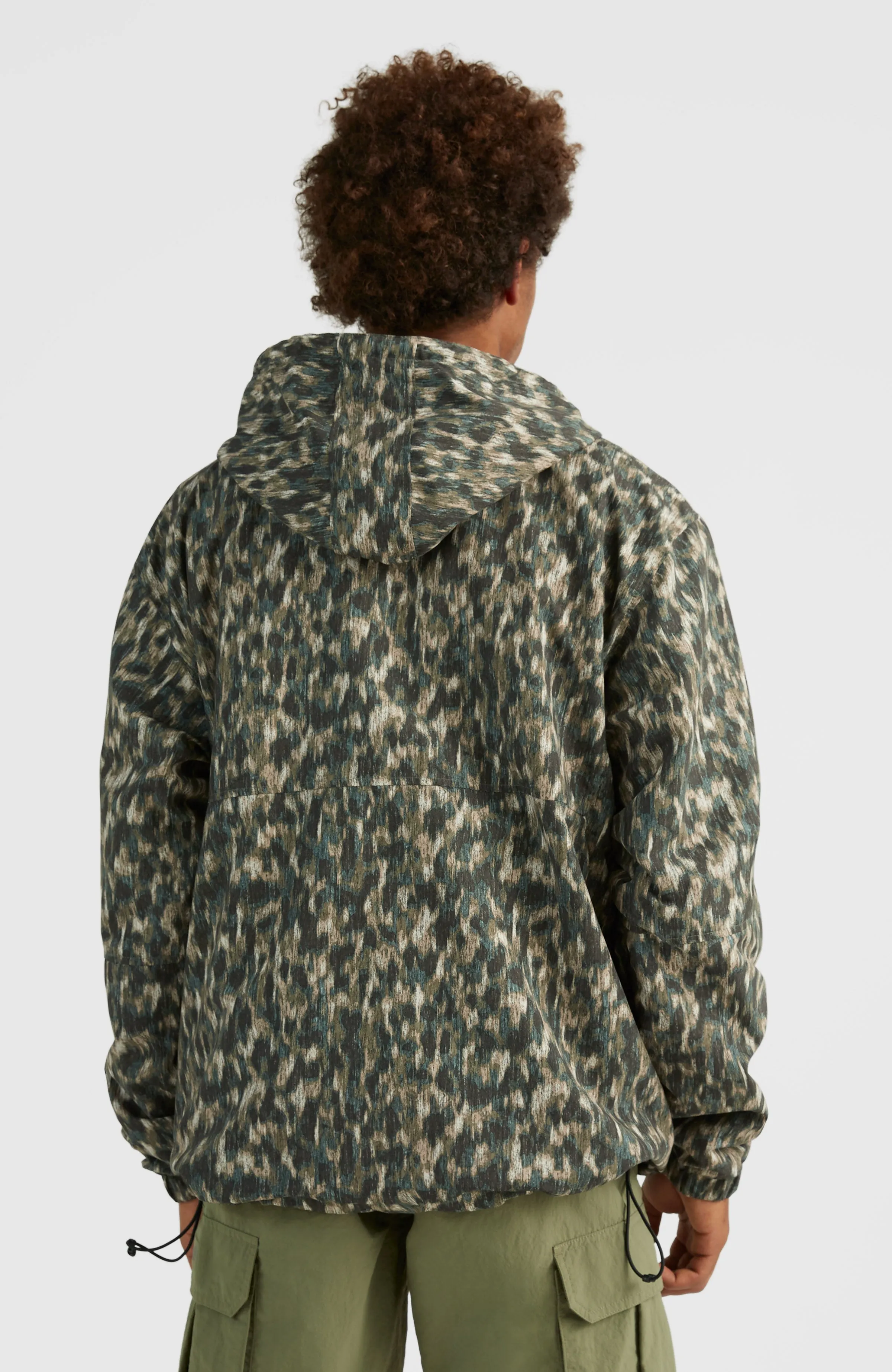 Modular Anorak Jacke | Green Minimal Camo