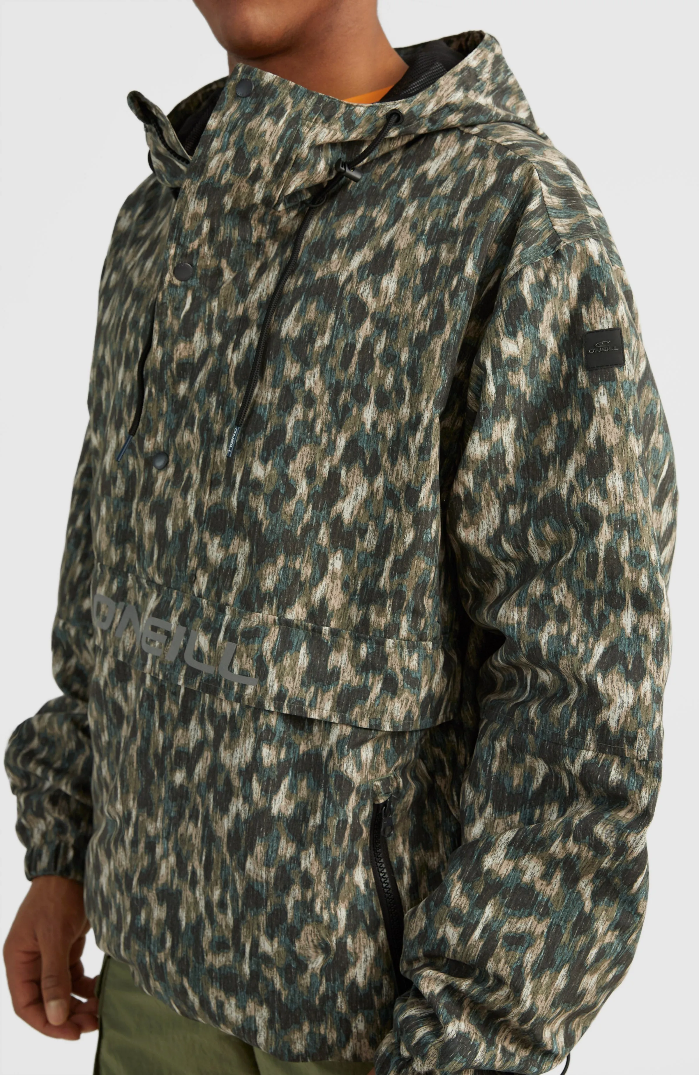 Modular Anorak Jacke | Green Minimal Camo