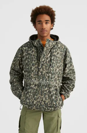 Modular Anorak Jacke | Green Minimal Camo