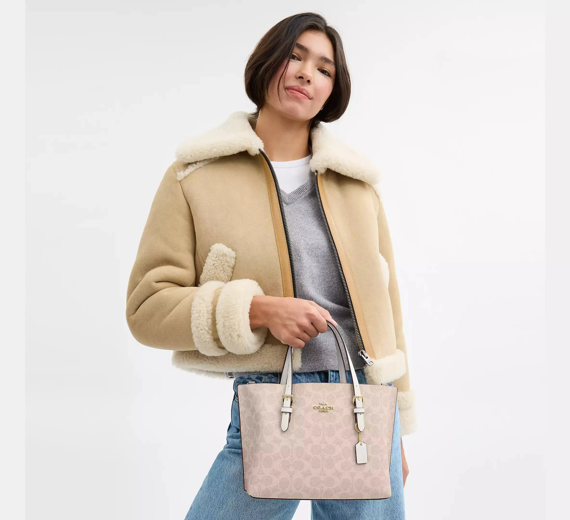 Mollie Tote 25 In Signature Canvas