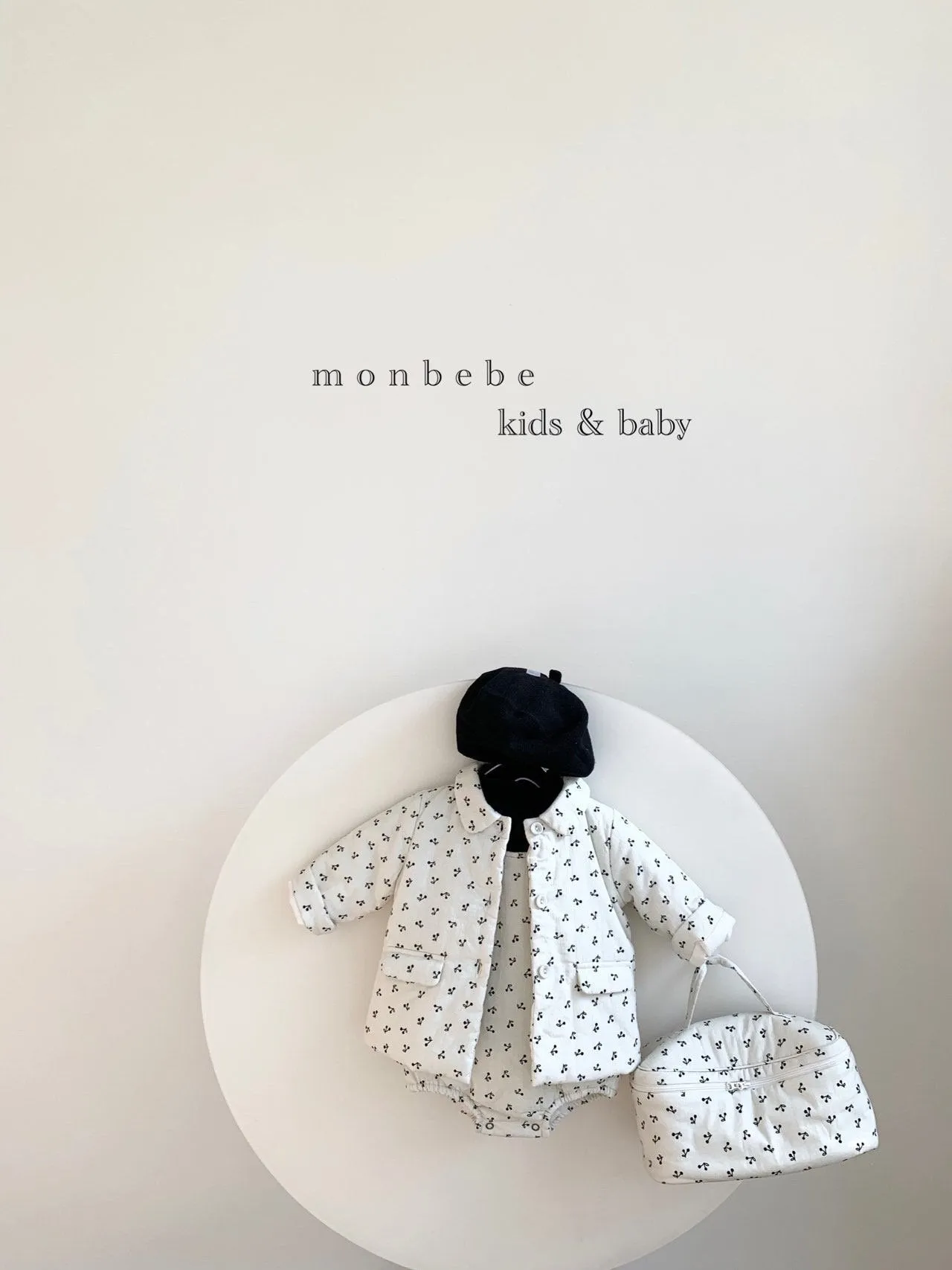 Monbebe Printed Cotton Washbag (3 colour options)