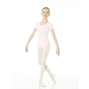 Mondor Essentials Adult True Pink Short-Sleeved Leotard