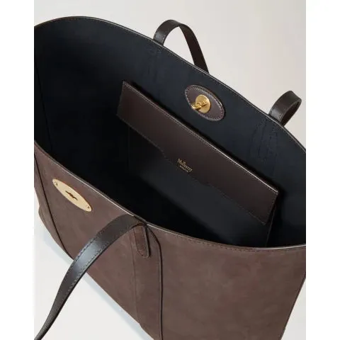 Mulberry Bayswater Tote in Ebony Nubuck