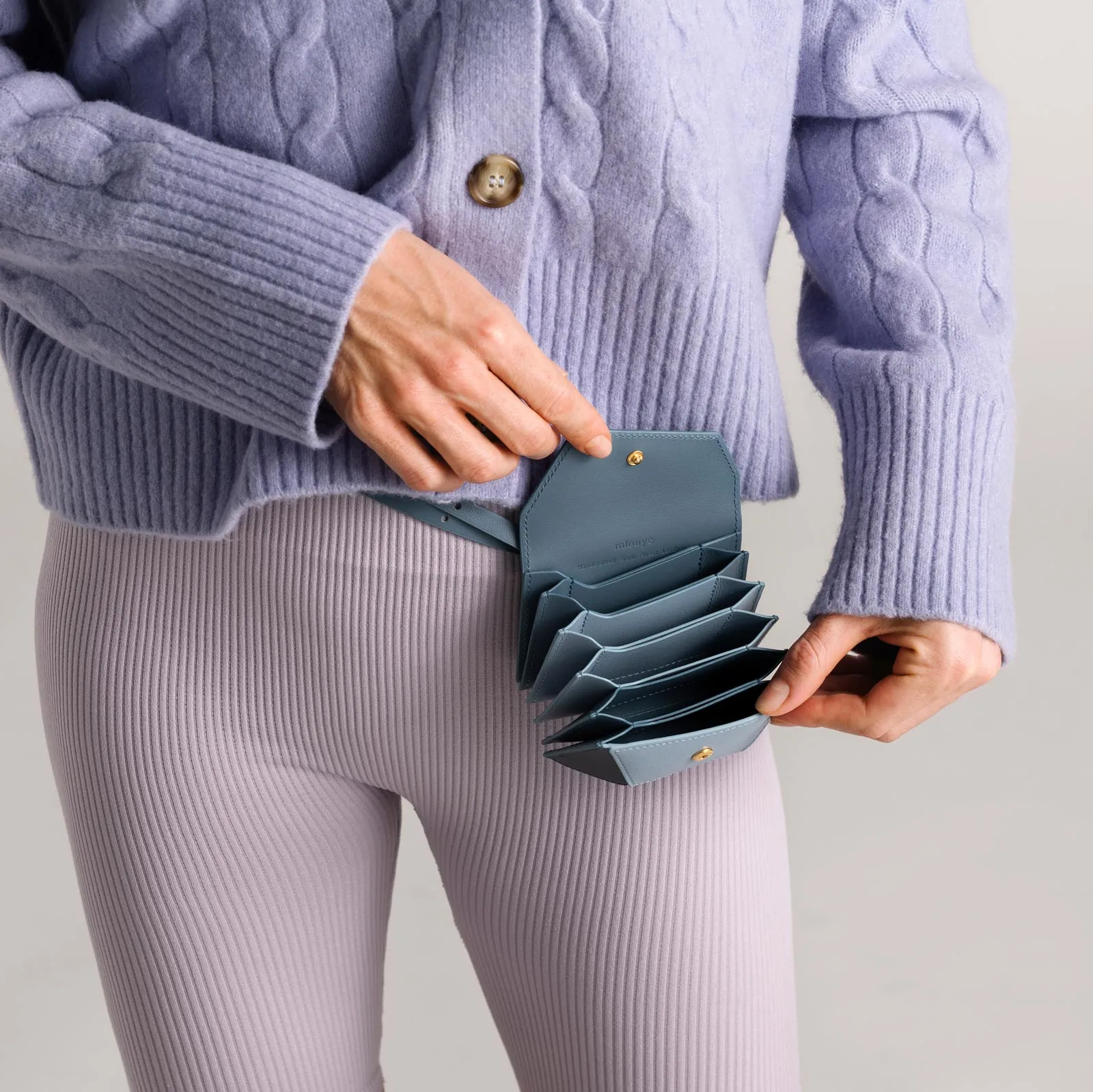 Naomi Mini Wallet - Denim