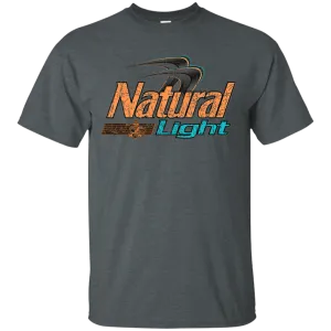 Natural Light Beer T-Shirt Custom Designed Color Worn Label Pattern