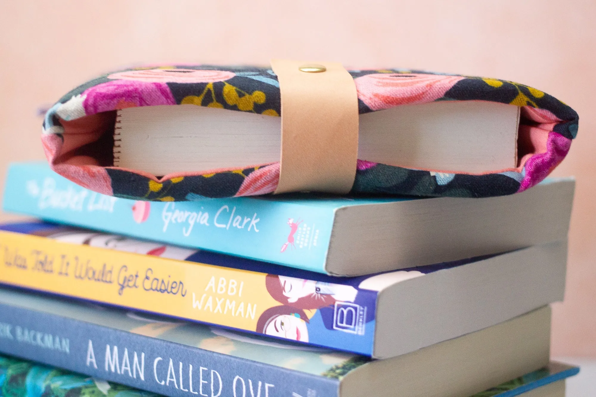 Navy Rosa Book Sleeve