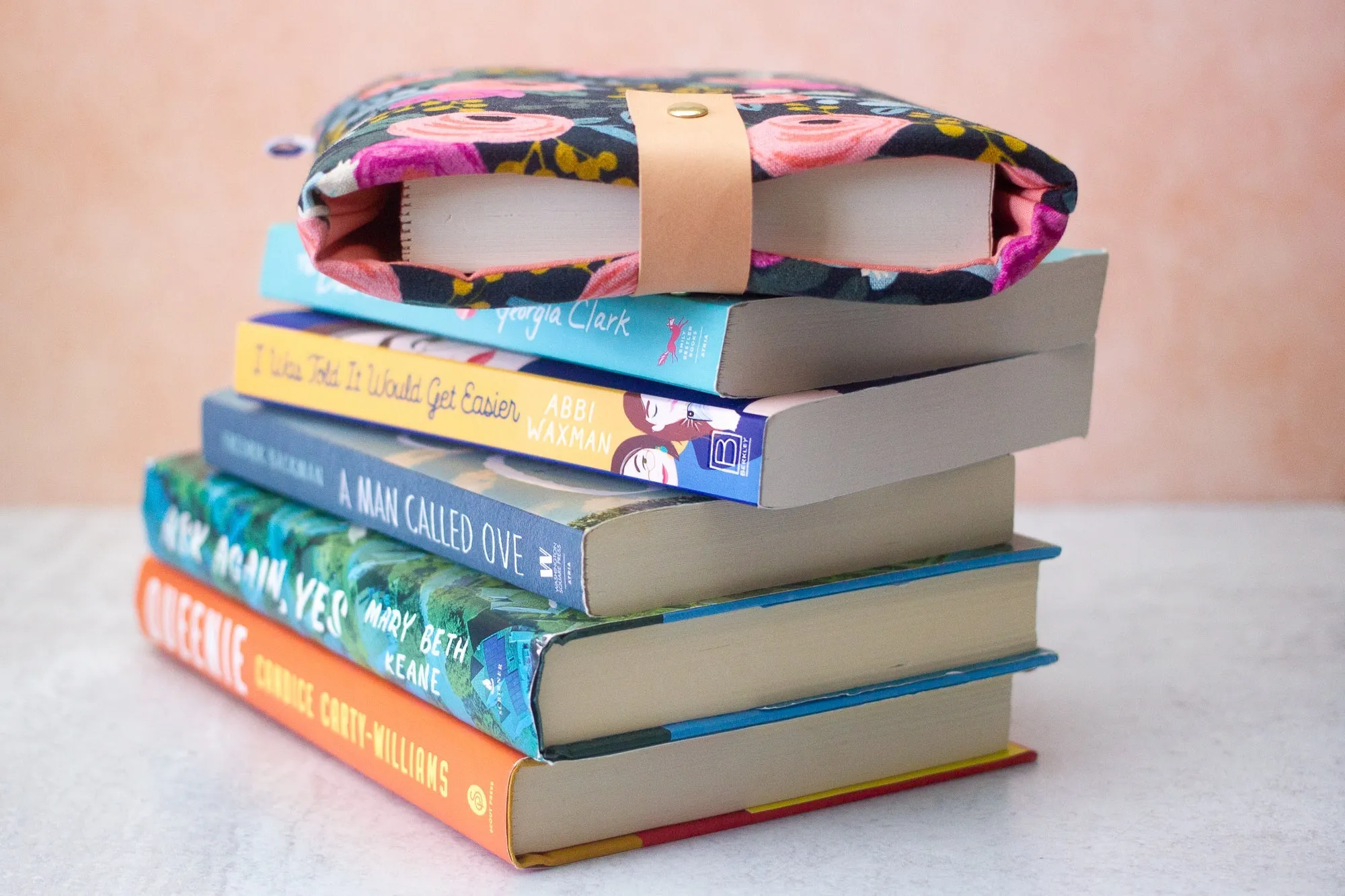 Navy Rosa Book Sleeve