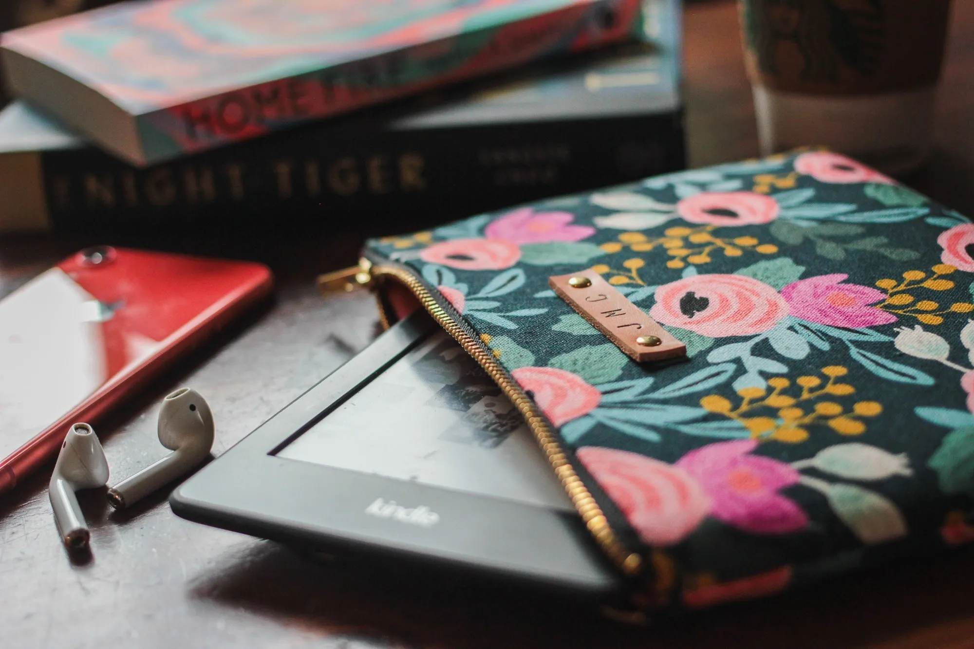 Navy Rosa e-Reader Case