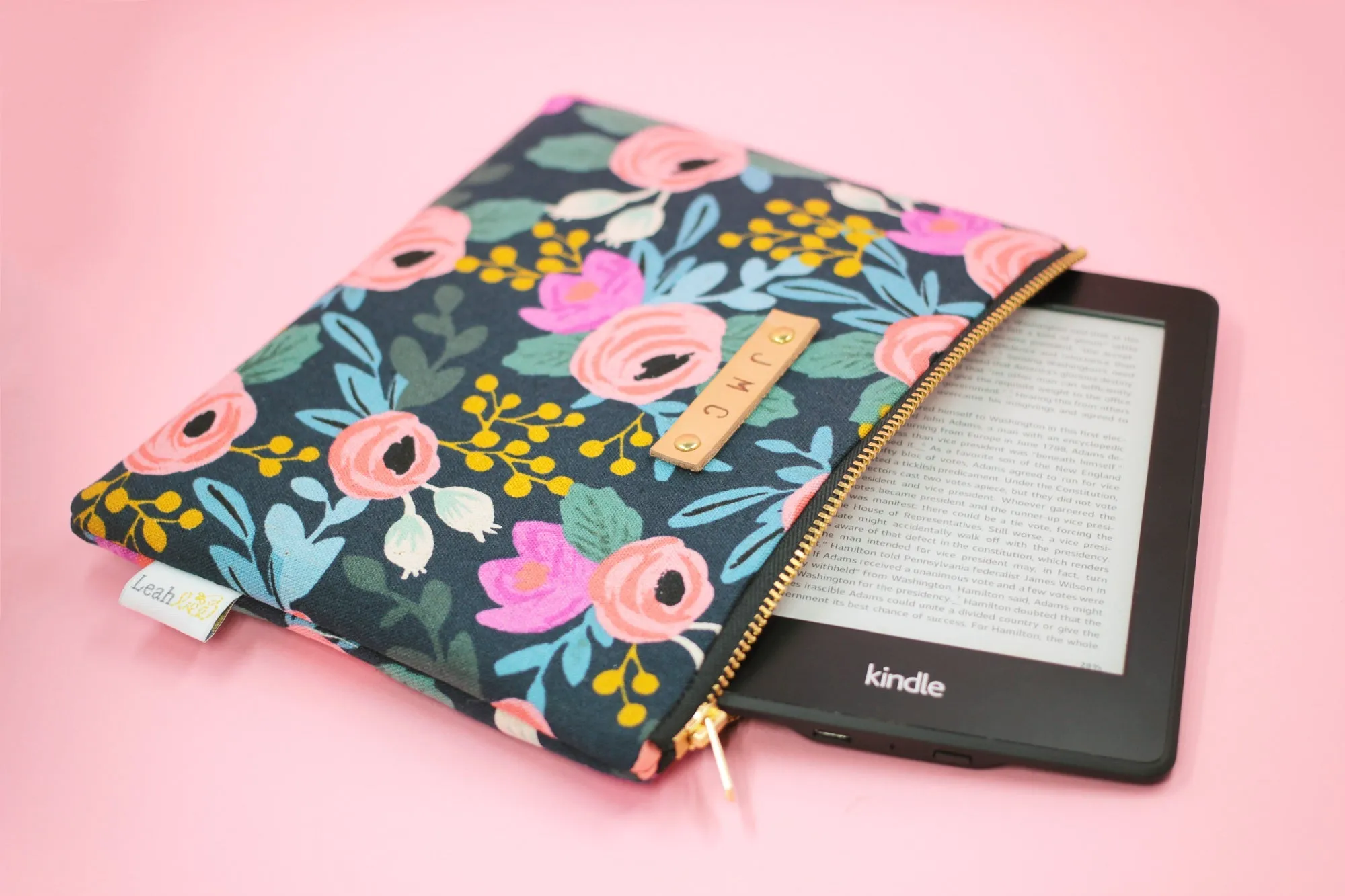 Navy Rosa e-Reader Case