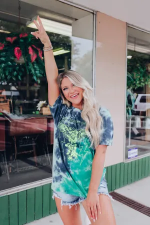 Neon "Blessed" Graphic Tee