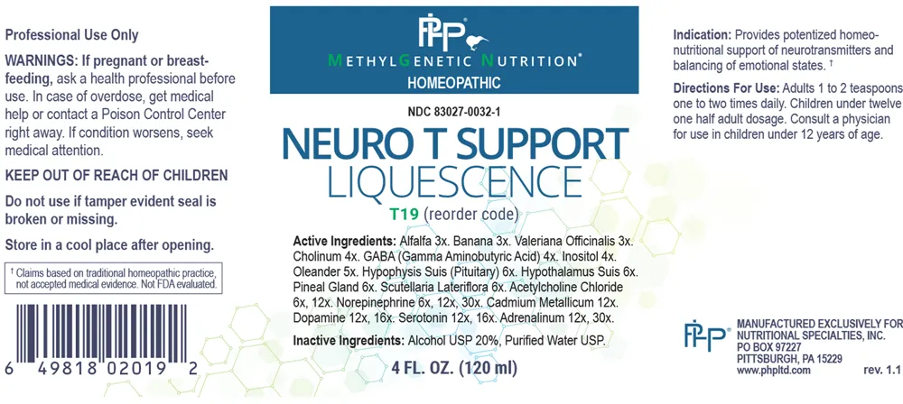 Neuro T Support Liquescence