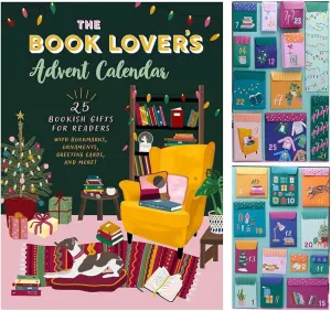 New Retails $40  The Book Lovers Advent Calendar 2024,25 Bookish Gifts for Readers Kids Adult Girls Boys,Booklovers Reading Advent Calendar,Christmas Countdown Calendar