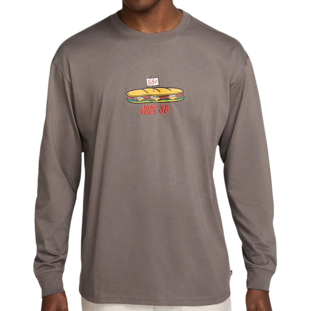 Nike SB - Sub L/S Tee Cave Stone