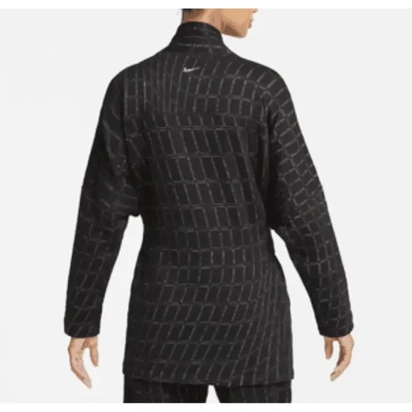 Nike Yoga Women’s Therma-FIT Luxe Reversible Wrap Sweater Black 3X NWT $140