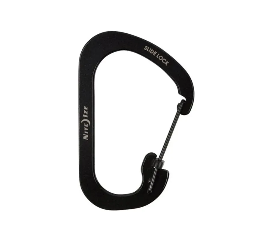 Nite ize -  4 Black SlideLock Carabiner(Stainless)