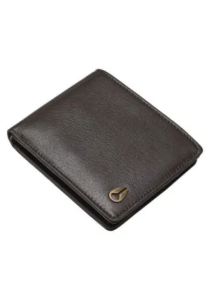 Nixon Pass Leather Wallet - Brown