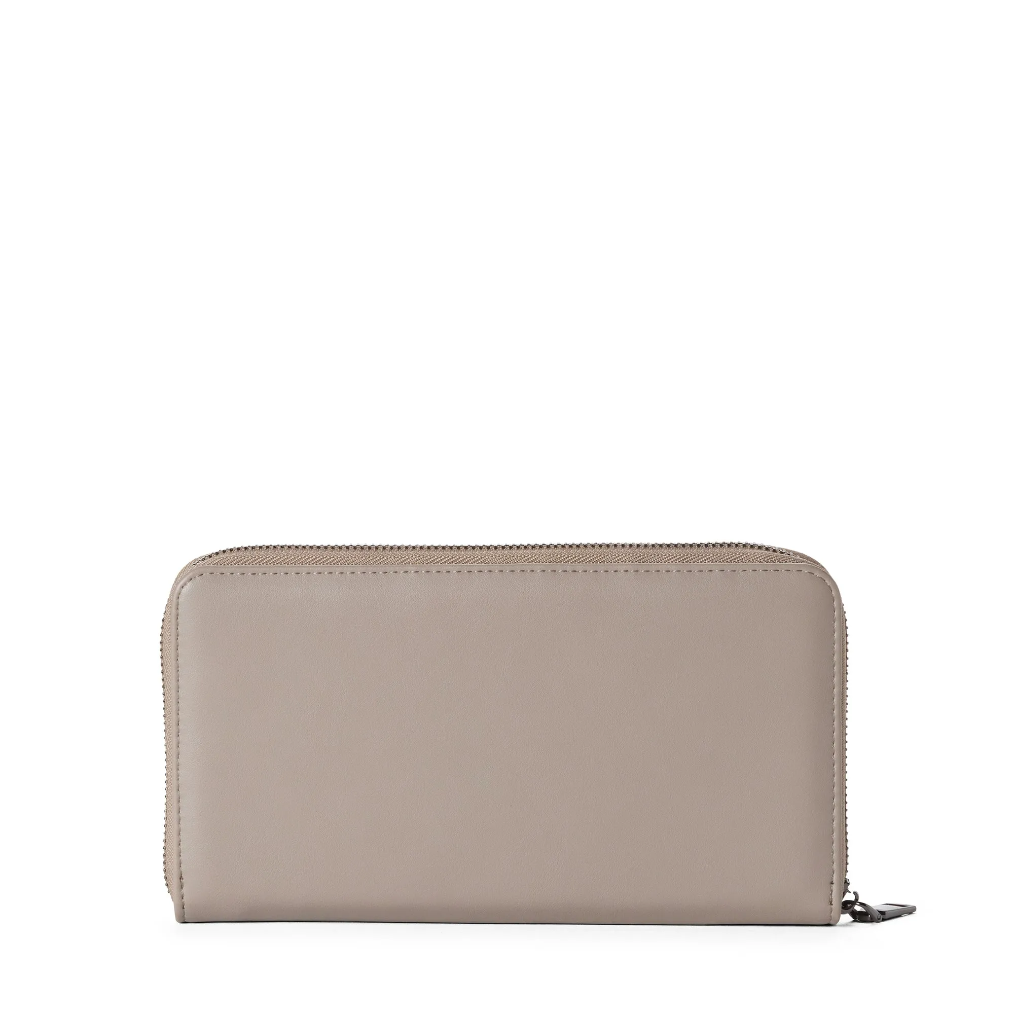 Noa Vegan Leather Wallet | Stone Grey