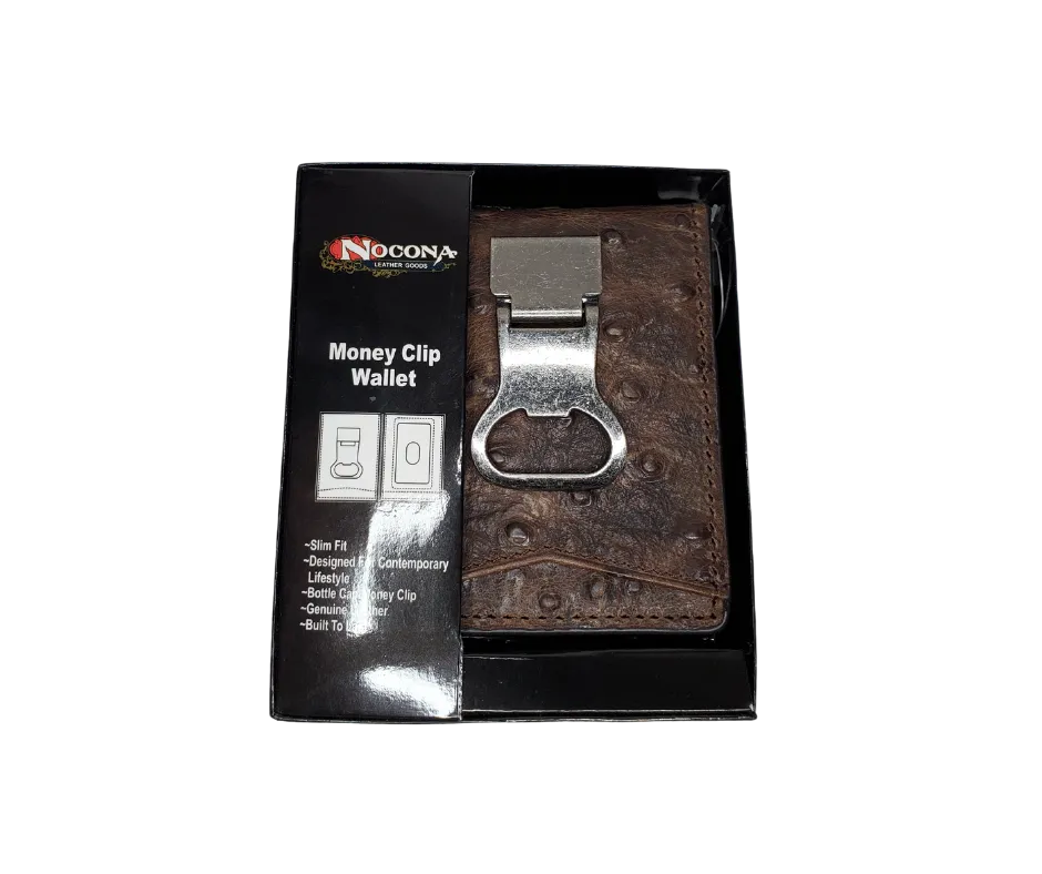 Nocona Bi-fold Money Clip Wallet