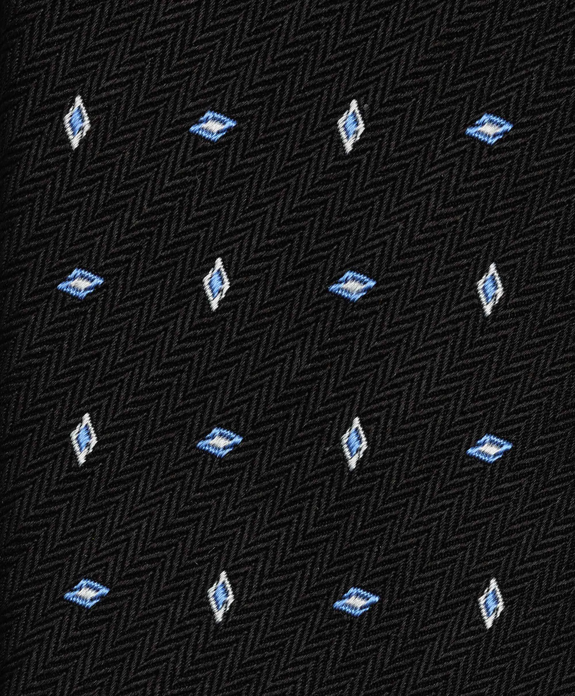 NTR09294002 | Black Neat Jacquard Tie