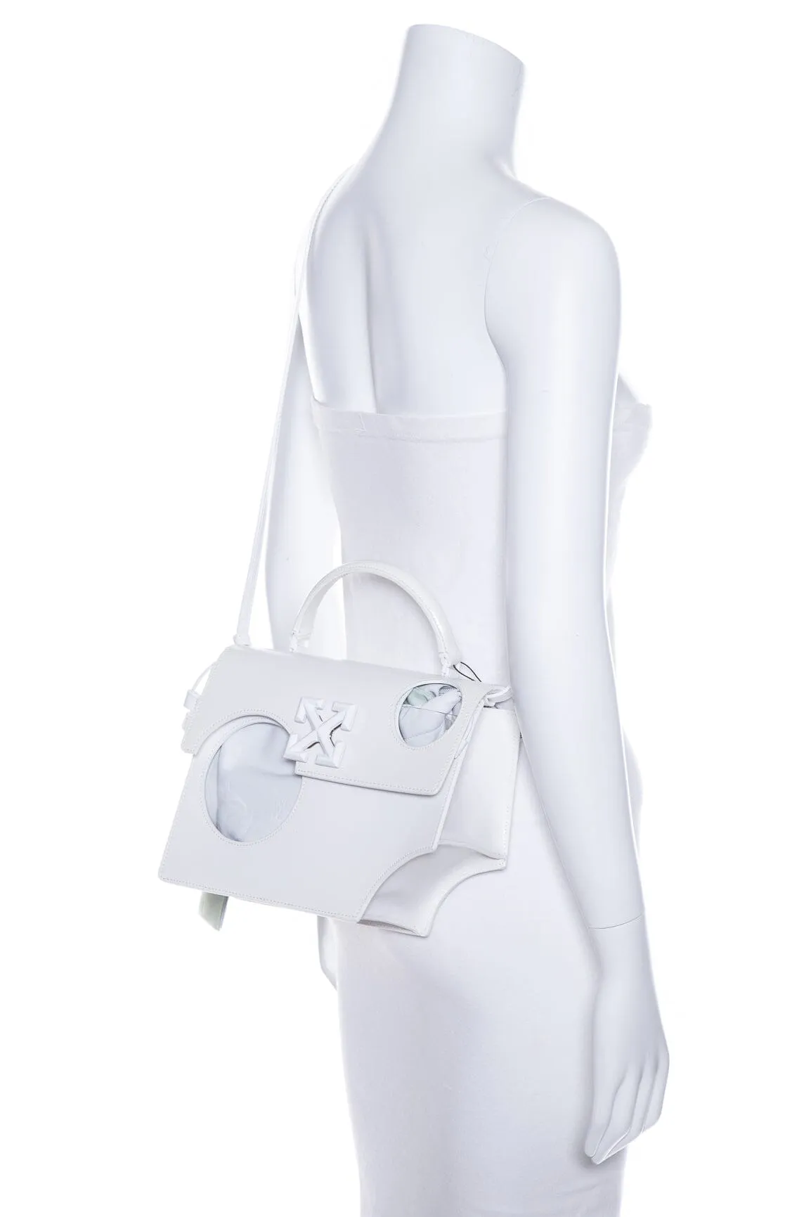 Off White White Jitney Meteor 2.8  Handbag NWT