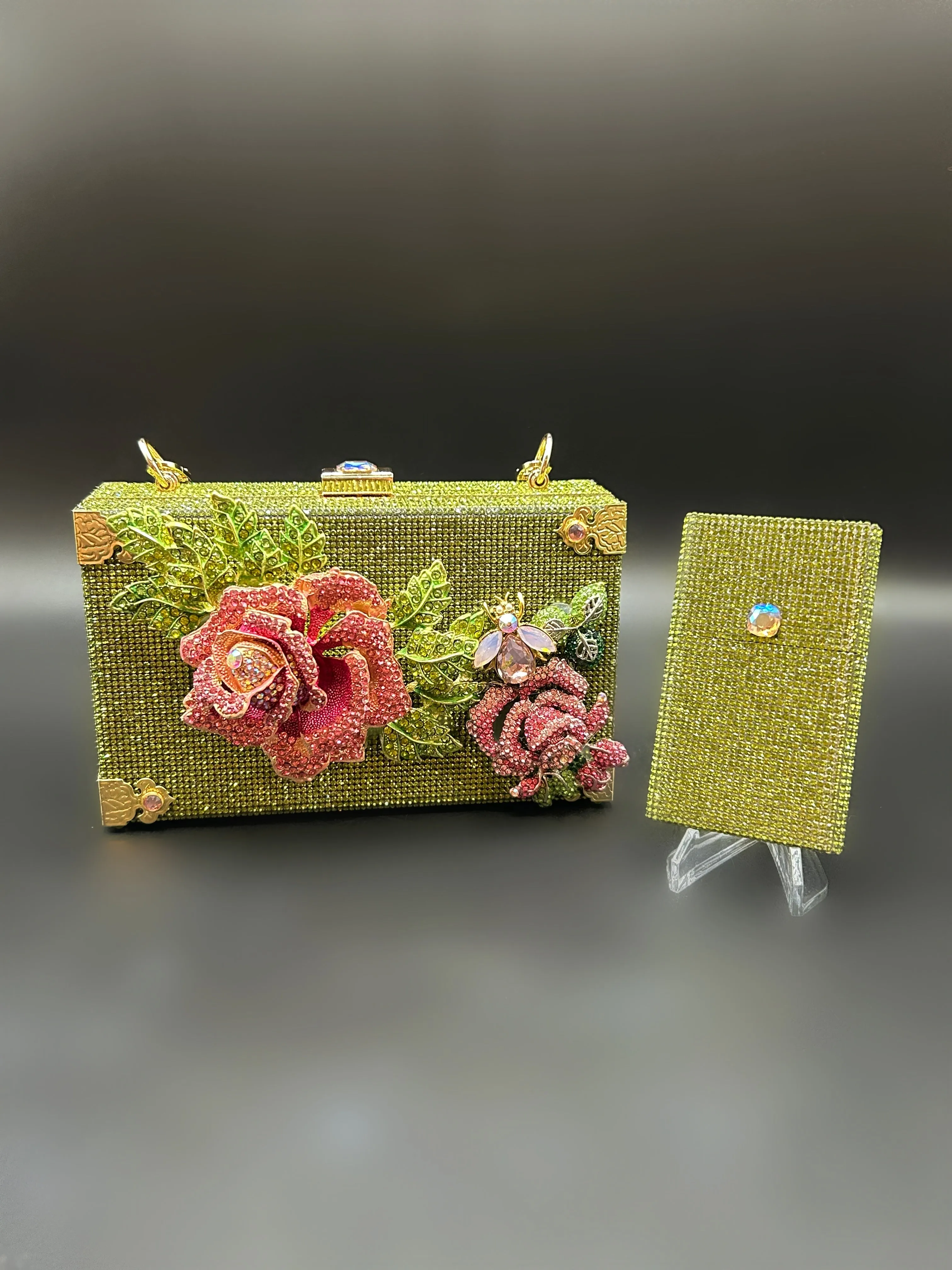 Olive Card Holder