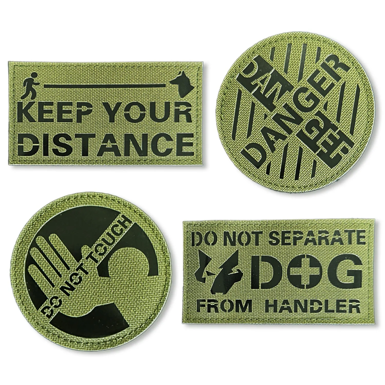 ONETIGRIS Hi-Vis Dog Patch Set
