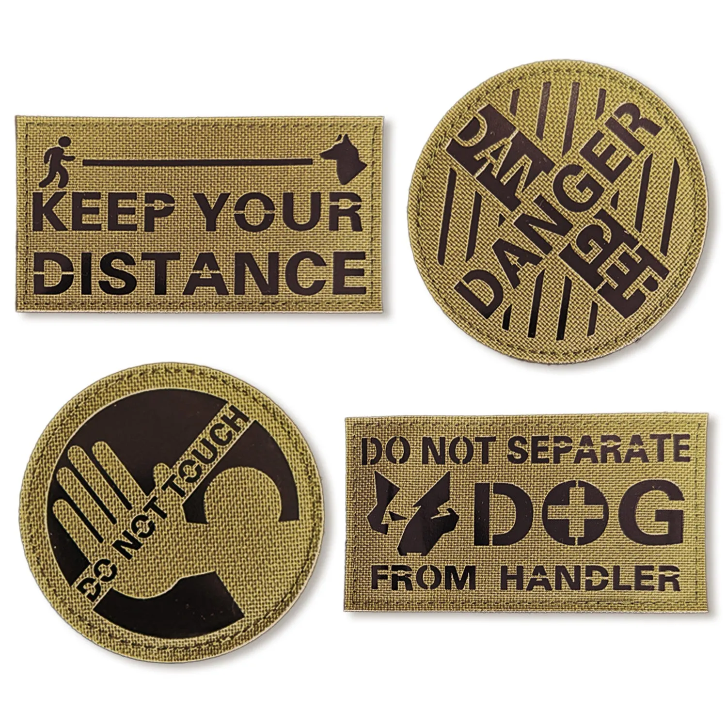 ONETIGRIS Hi-Vis Dog Patch Set
