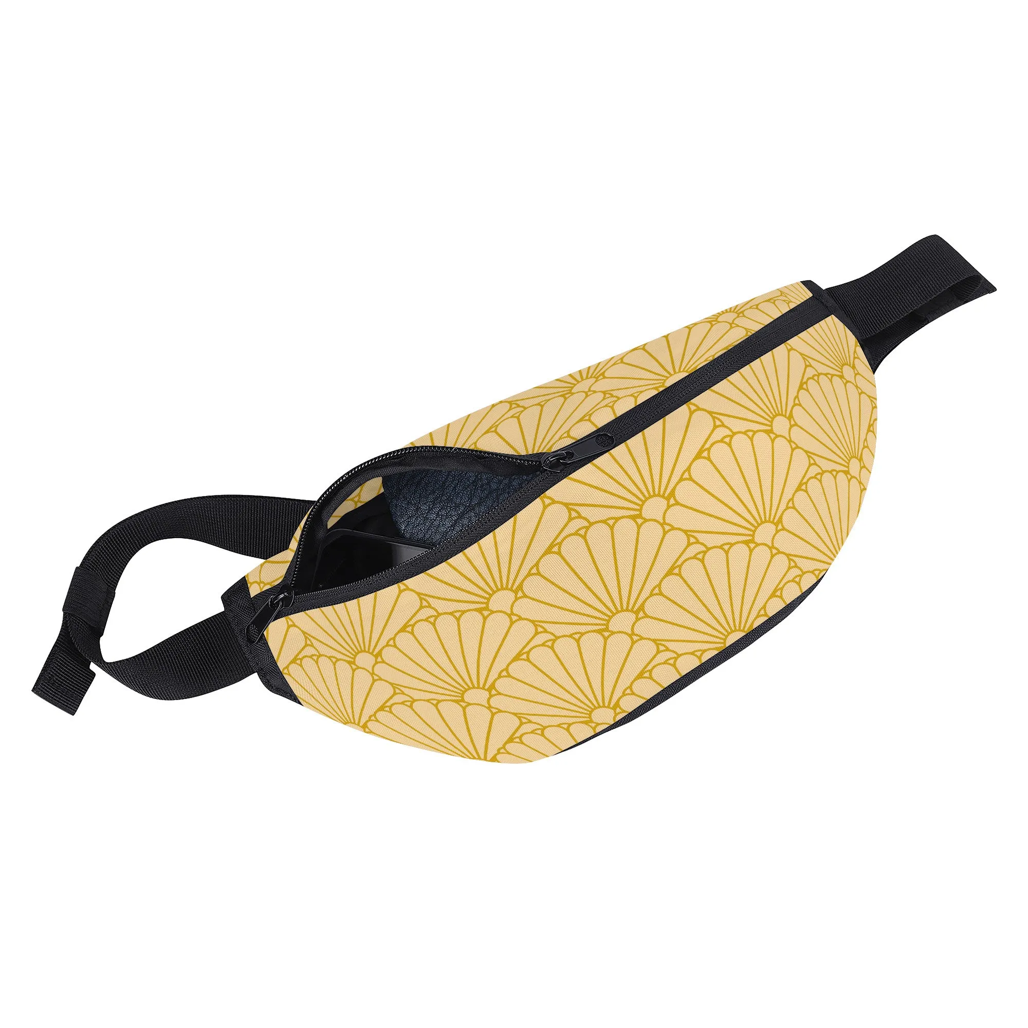 Orange Kiku Fanny Pack