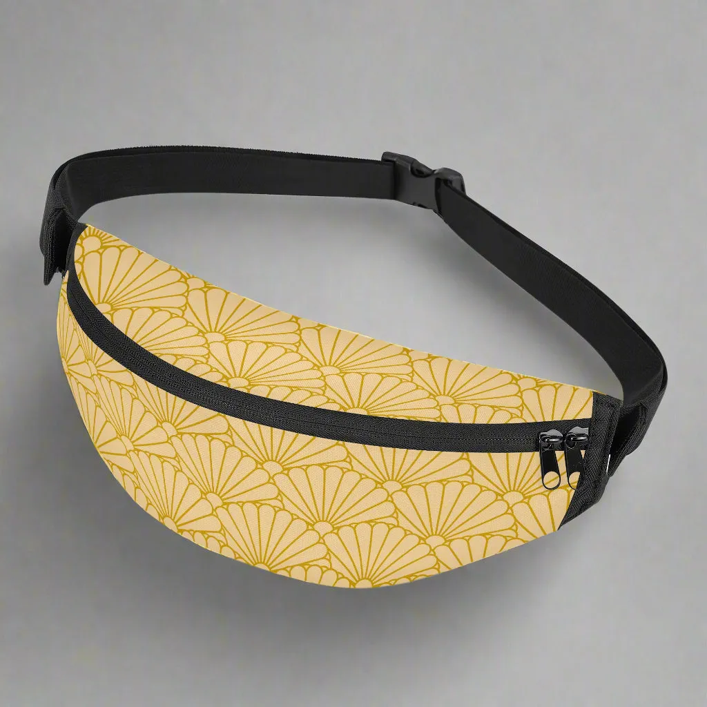 Orange Kiku Fanny Pack