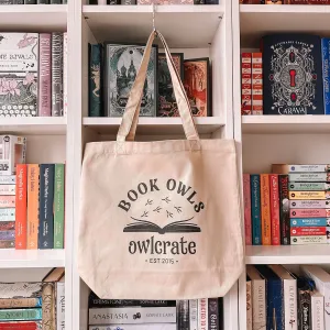 OwlCrate Established Tote Bag — Parchment