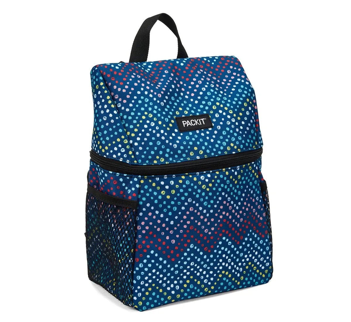 PackIt Freezable Lifestyle Lunch Backpack, Dottie Chevron