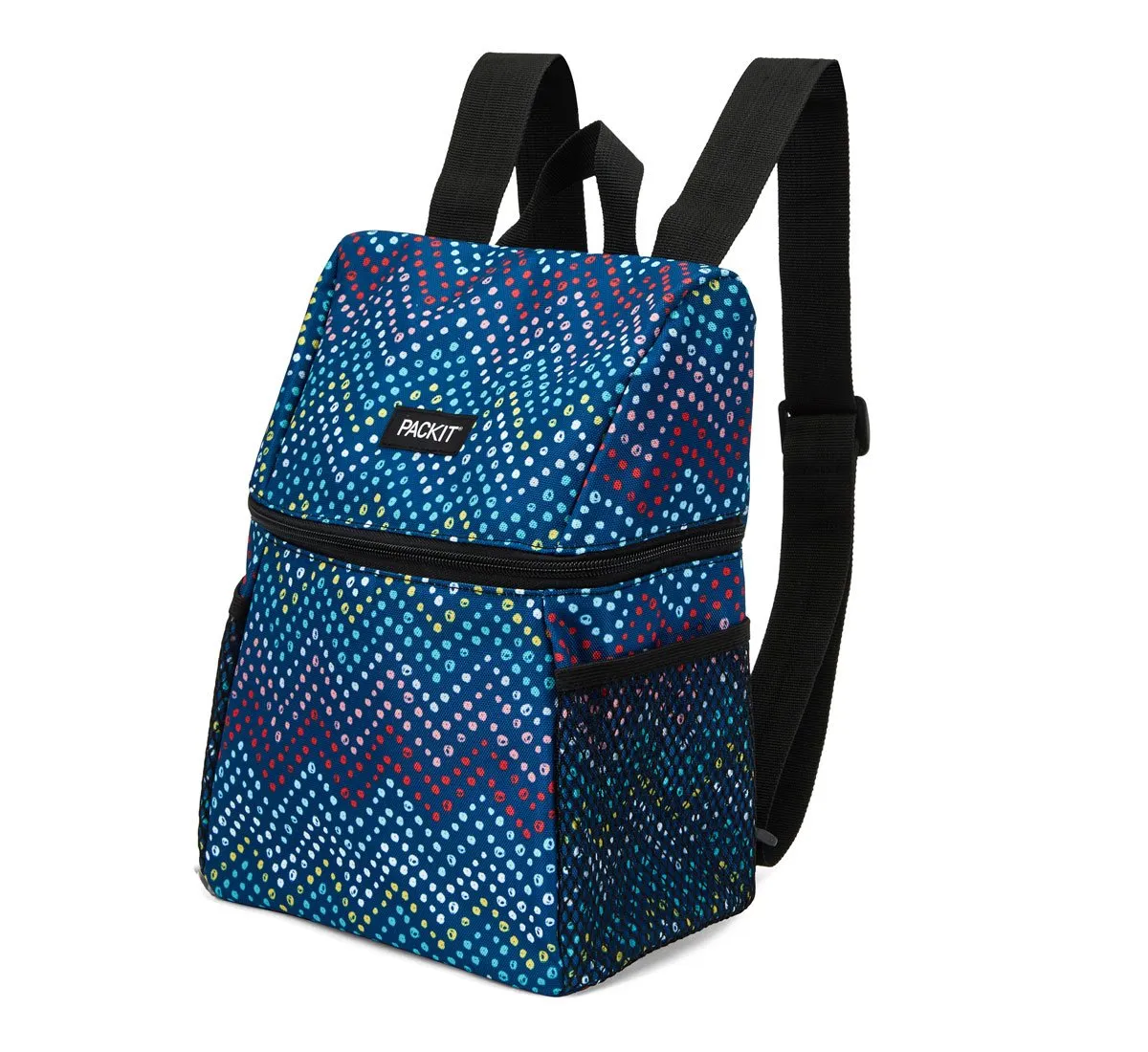 PackIt Freezable Lifestyle Lunch Backpack, Dottie Chevron