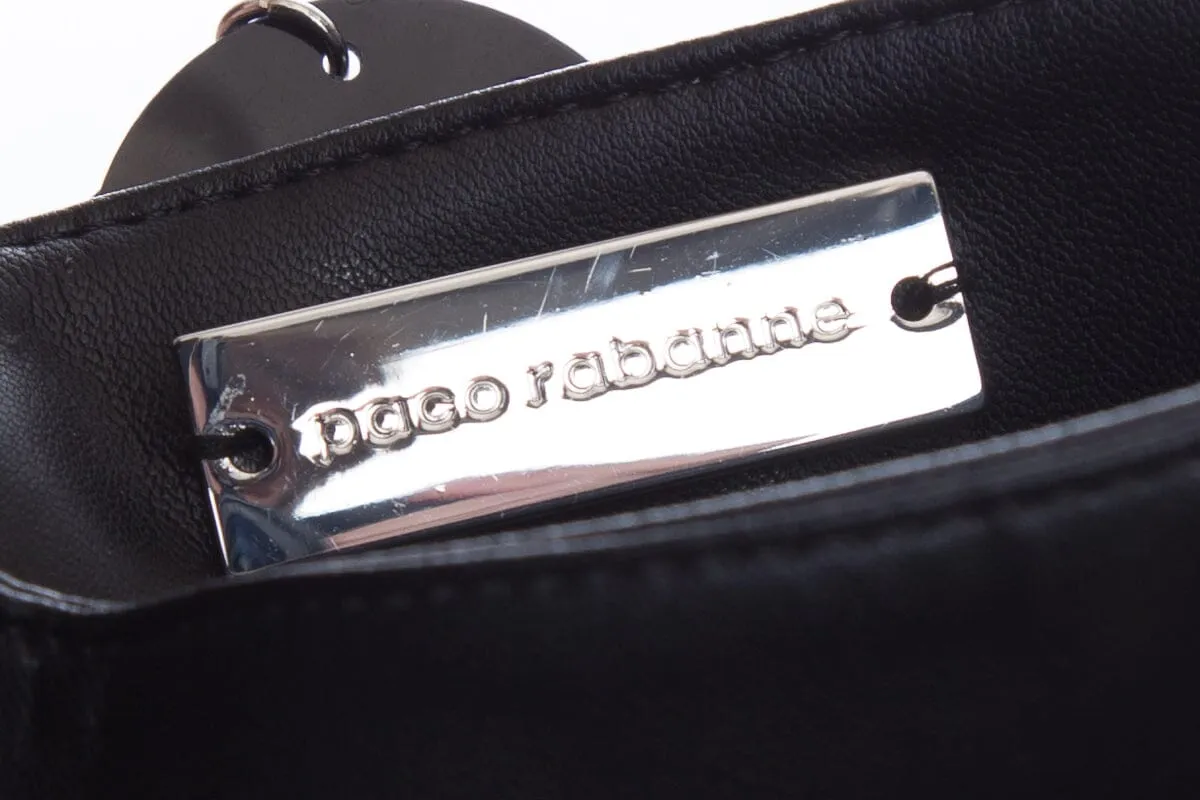 Paco Rabanne Black Sparkle Shoulder Handbag