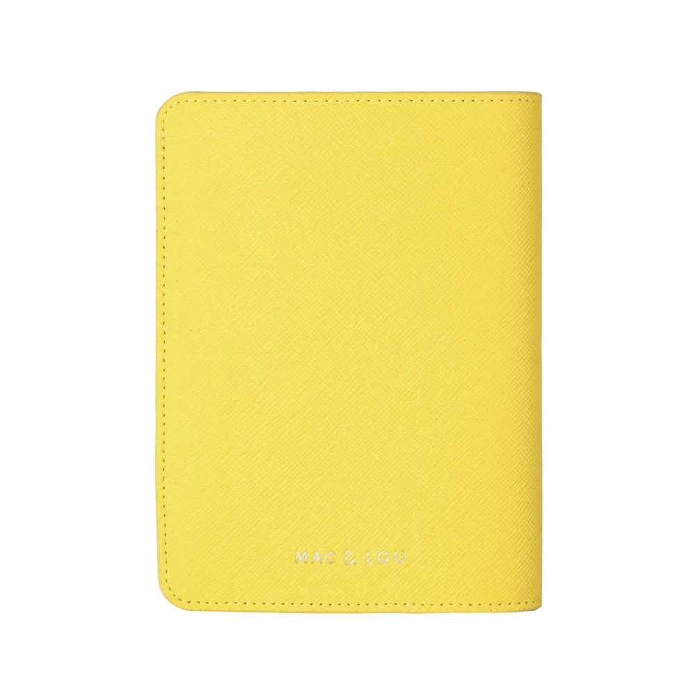 Passport Case | Canary Yellow