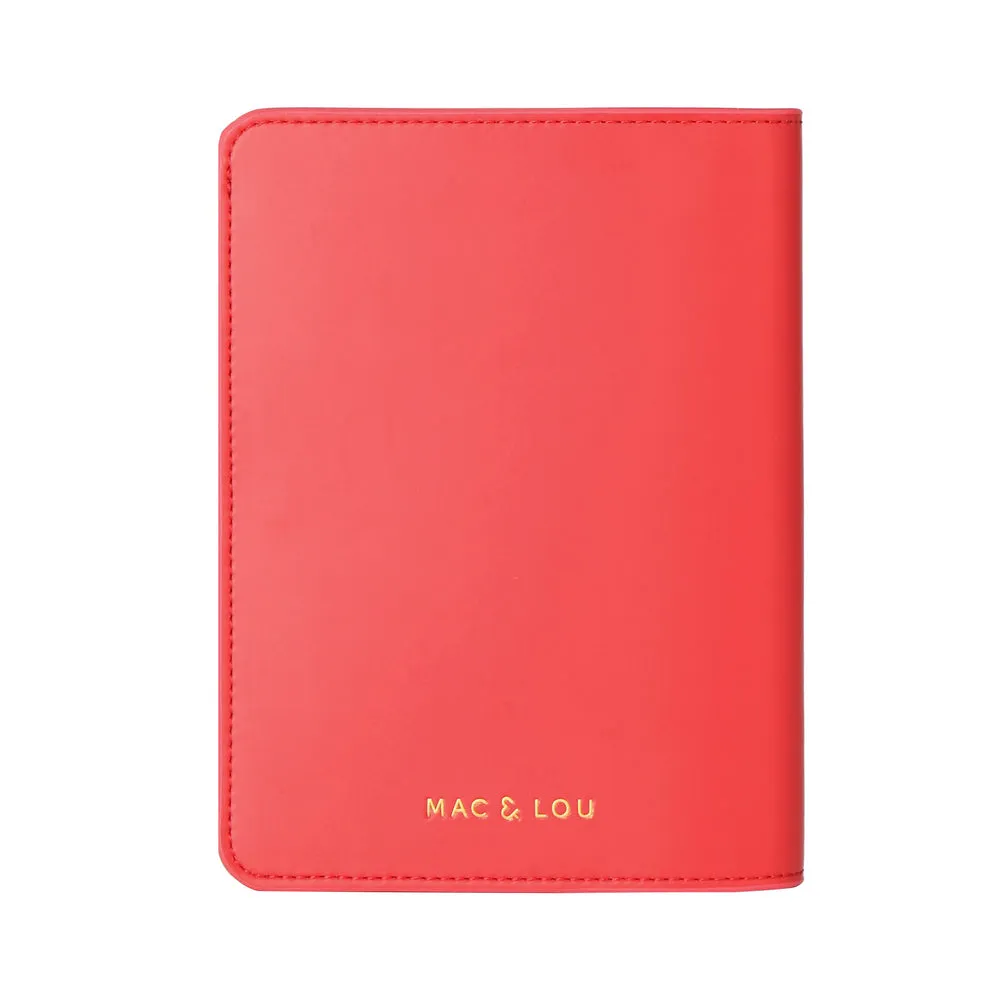 Passport Case | Smooth Lollipop Red