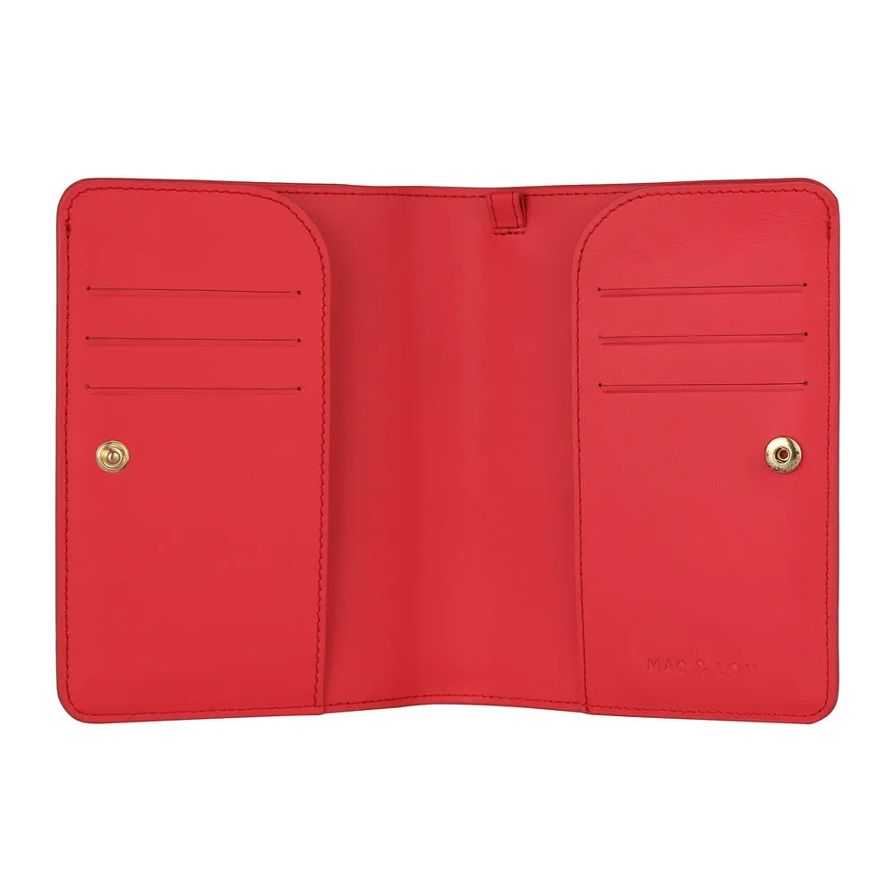 Passport Case | Smooth Lollipop Red