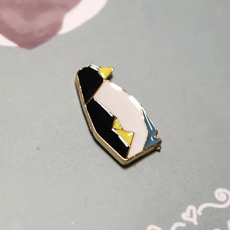 Pepe the Pin-guin Geometric Penguin Pin Badge