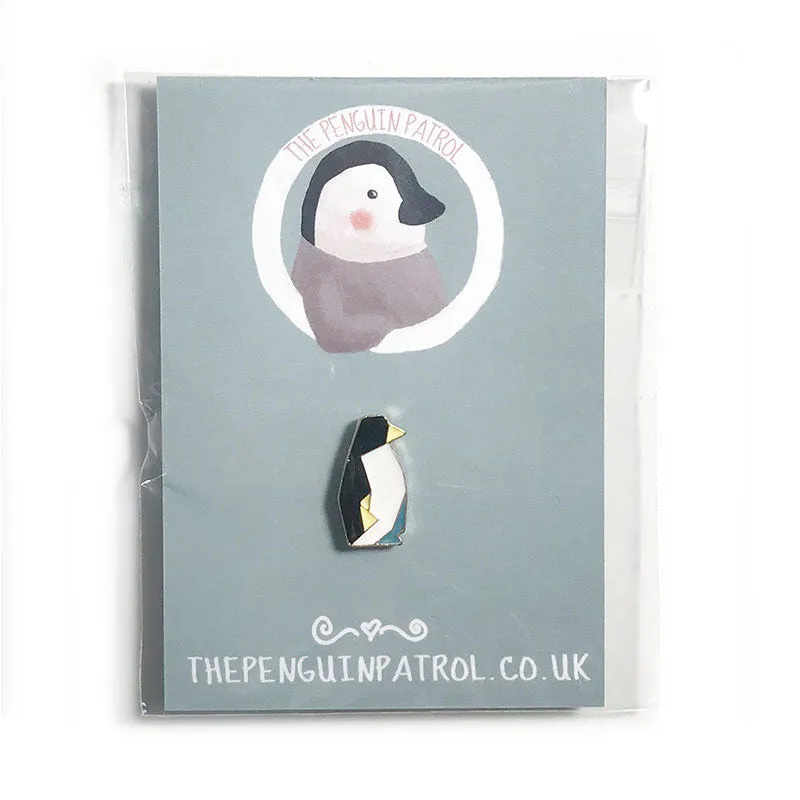 Pepe the Pin-guin Geometric Penguin Pin Badge