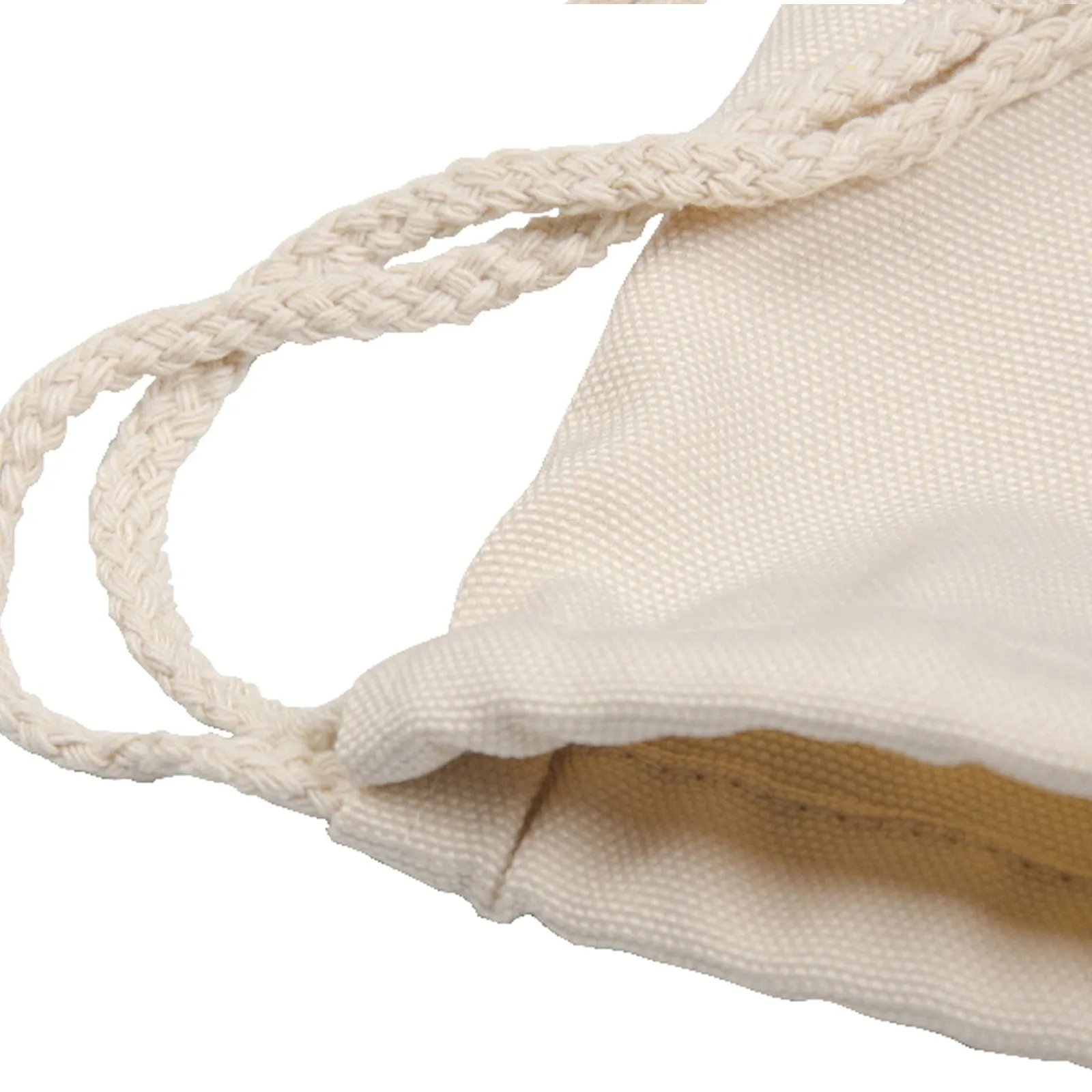 Personalised Canvas Drawstring Backpack with Alpacas Multicolour Baubles and Cute Text